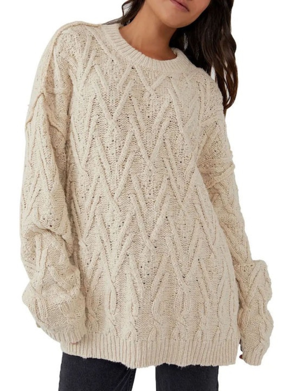 Free People Isla Cable Tunic - Sz L